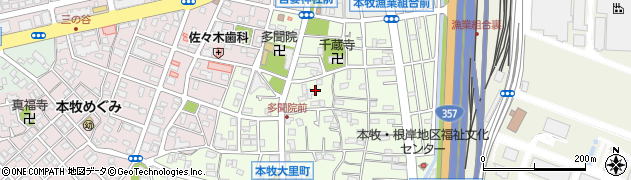 神奈川県横浜市中区本牧元町周辺の地図