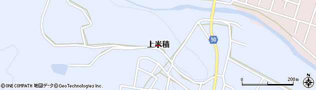 鳥取県倉吉市上米積周辺の地図