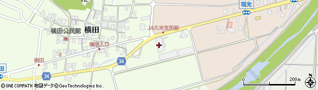 ＪＡ鳥取中央久米周辺の地図