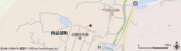 島根県松江市西忌部町149周辺の地図