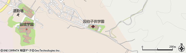 因伯子供学園周辺の地図
