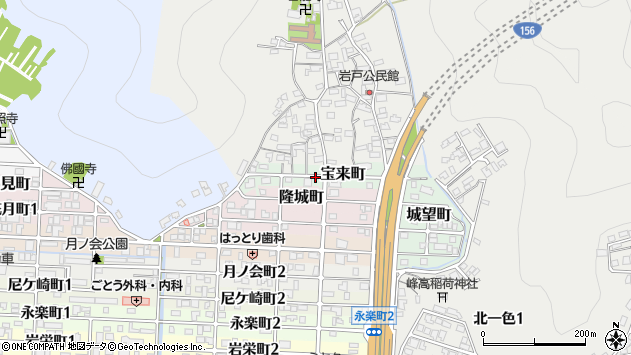 〒500-8124 岐阜県岐阜市宝来町の地図