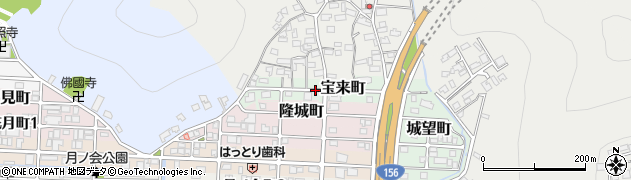 岐阜県岐阜市宝来町周辺の地図