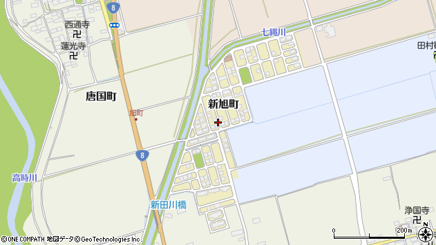 〒529-0133 滋賀県長浜市新旭町の地図