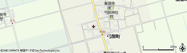 滋賀県長浜市弓削町206周辺の地図
