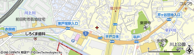 平戸台第二公園周辺の地図