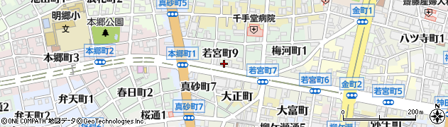 大林クリーニング店周辺の地図
