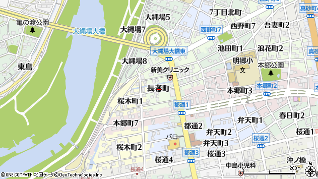 〒500-8311 岐阜県岐阜市長者町の地図