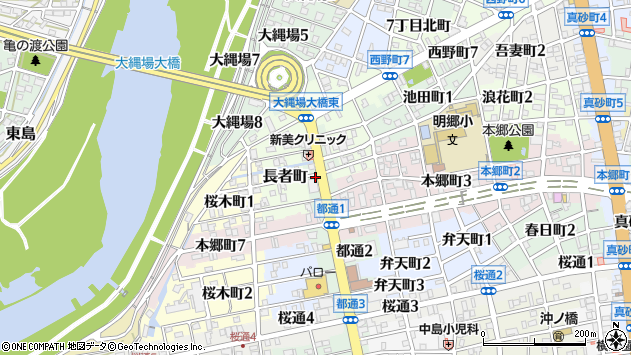 〒500-8309 岐阜県岐阜市都通の地図