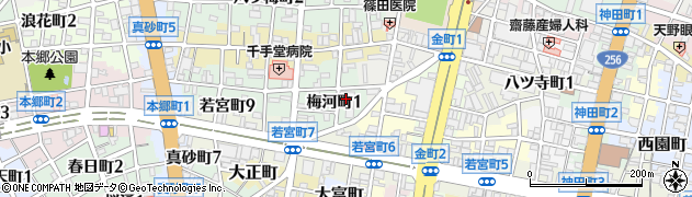スーパーマルナカ岐阜店周辺の地図