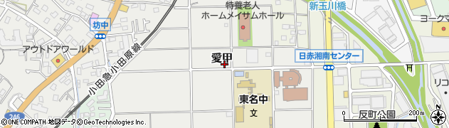 神奈川県厚木市愛甲周辺の地図