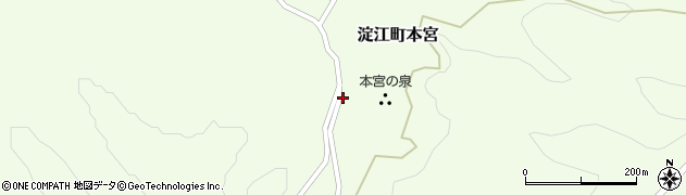 鳥取県米子市淀江町本宮327周辺の地図