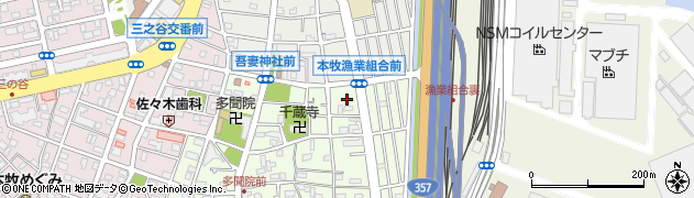 神奈川県横浜市中区本牧元町24周辺の地図