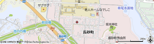 鳥取県米子市長砂町周辺の地図