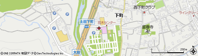 花珠 本店周辺の地図