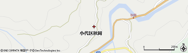 兵庫県美方郡香美町小代区秋岡463周辺の地図