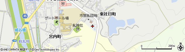 島根県安来市安来町（旭ケ丘）周辺の地図