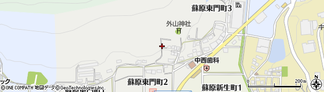 岐阜県各務原市蘇原東門町周辺の地図