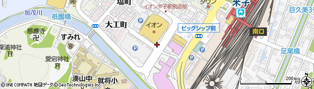 鳥取県米子市末広町周辺の地図