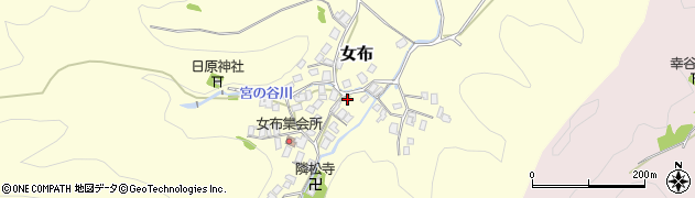 京都府舞鶴市女布318周辺の地図