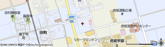 滋賀銀行虎姫支店 ＡＴＭ周辺の地図