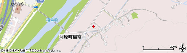 鳥取県鳥取市河原町稲常周辺の地図
