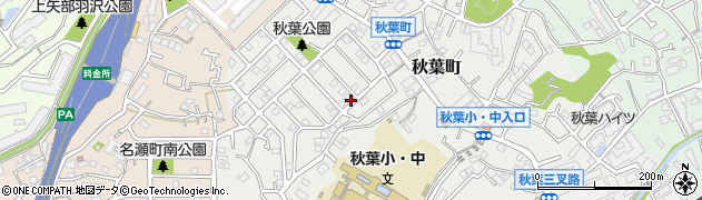 神奈川県横浜市戸塚区秋葉町周辺の地図