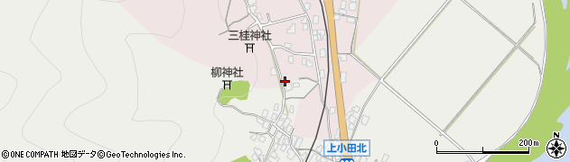 兵庫県養父市八鹿町下小田19周辺の地図