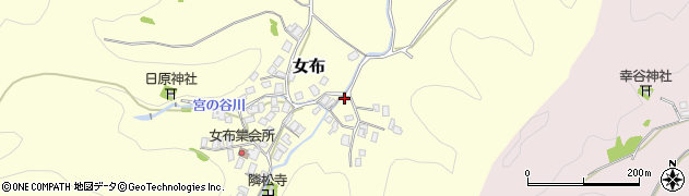 京都府舞鶴市女布303周辺の地図