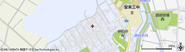 島根県安来市西赤江町（神塚町）周辺の地図