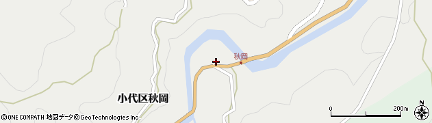 兵庫県美方郡香美町小代区秋岡1362周辺の地図