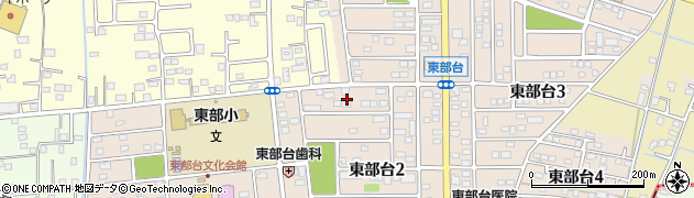 千葉県茂原市東部台2丁目13周辺の地図