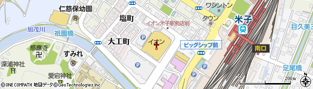 イオン米子駅前店周辺の地図