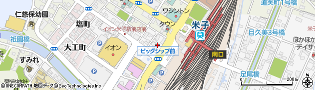 オリックスレンタカー米子駅前店周辺の地図