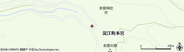 鳥取県米子市淀江町本宮288-2周辺の地図