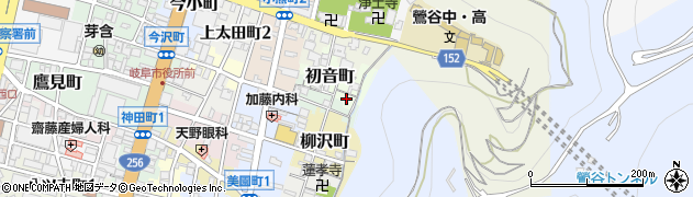 岐阜県岐阜市初音町12周辺の地図