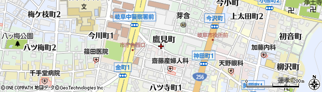 開化亭 岐阜周辺の地図