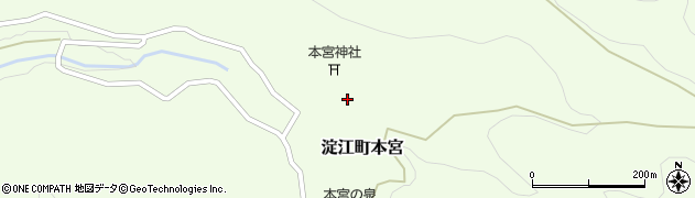 鳥取県米子市淀江町本宮744周辺の地図
