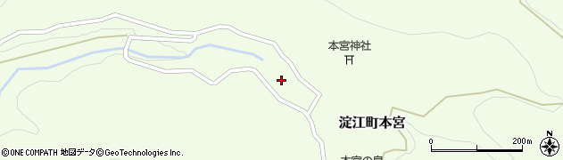 鳥取県米子市淀江町本宮280周辺の地図