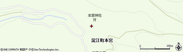 鳥取県米子市淀江町本宮259周辺の地図