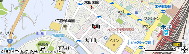 鳥取県米子市塩町171周辺の地図