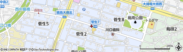 菅生周辺の地図