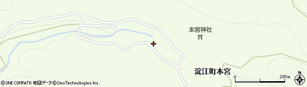 鳥取県米子市淀江町本宮282-2周辺の地図