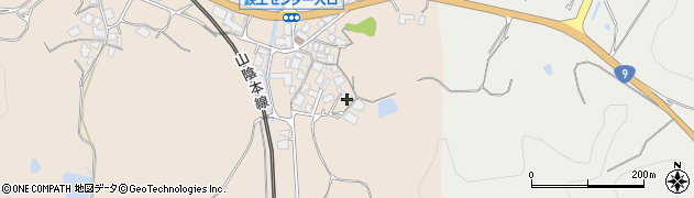 島根県安来市黒井田町1169周辺の地図