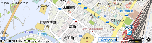 鳥取県米子市塩町195周辺の地図