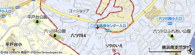 やぶ忠 六ツ川店周辺の地図