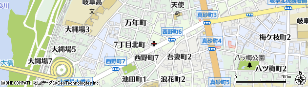 渡辺天ぷら店周辺の地図