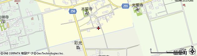 滋賀県長浜市香花寺町386周辺の地図