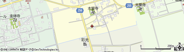 滋賀県長浜市香花寺町377周辺の地図