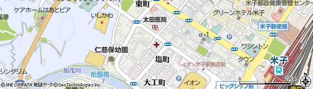 鳥取県米子市塩町114周辺の地図
